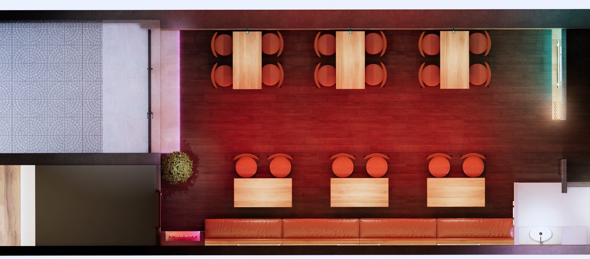 Dự án thiết kế nhà hàng GUZZI Restaurant 100m2 tại Đà Nẵng