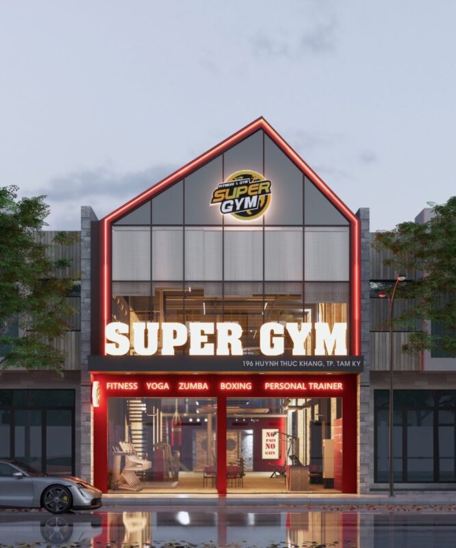 thiết kế thi công phòng gym
