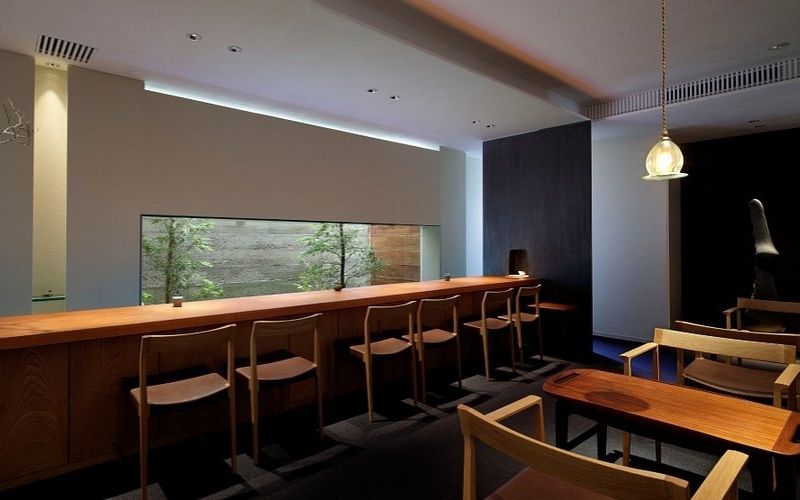 Thiết kế quán cafe Japandi 