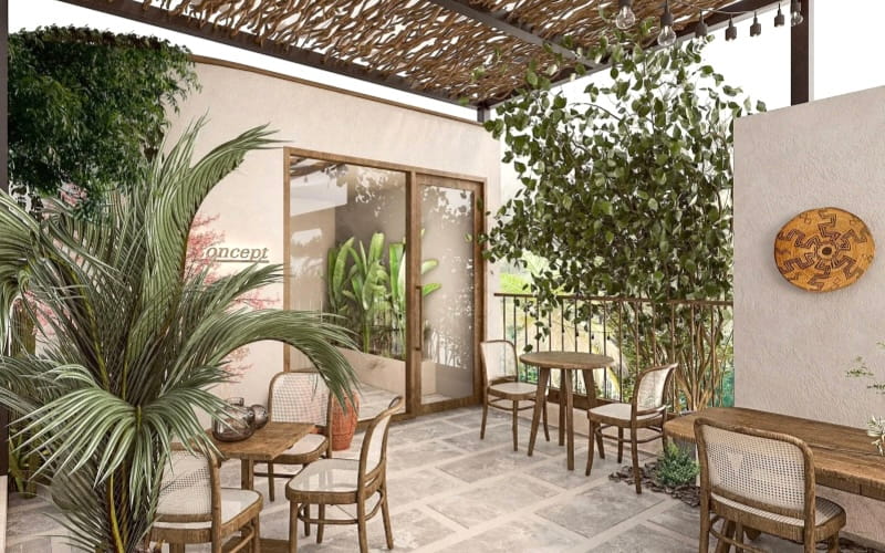 Giá trị mà thiết kế quán cafe phong cách Địa Trung Hải mang lại cho mô hình kinh doanh cà phê hiện đại