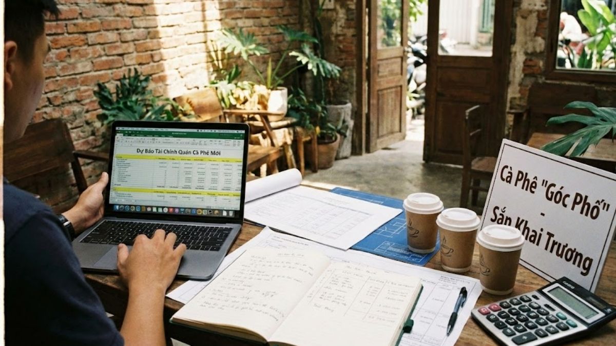 Làm sao để không đội chi phí đầu tư khi thiết kế quán cafe 2 tầng?