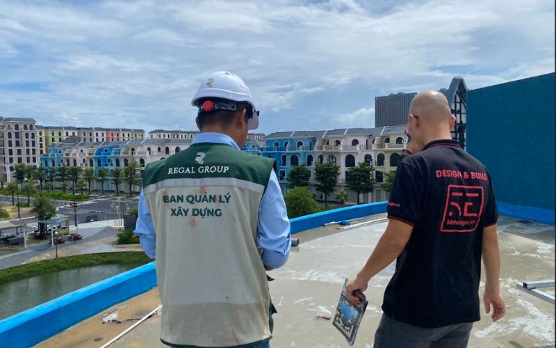 Làm việc với đơn vị thiết kế quán cà phê