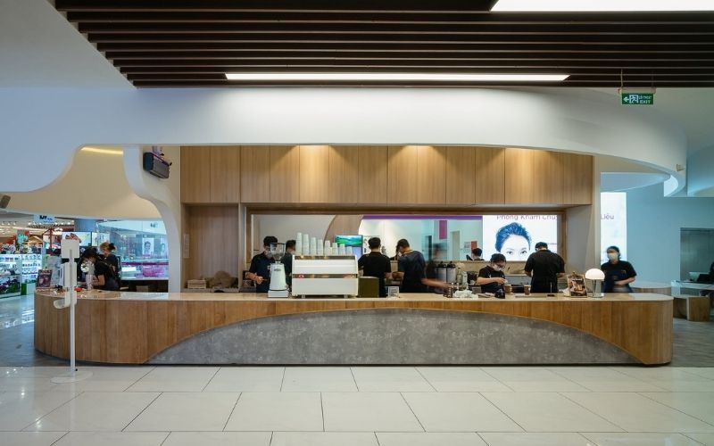 Thiết kế quầy bar quán cà phê