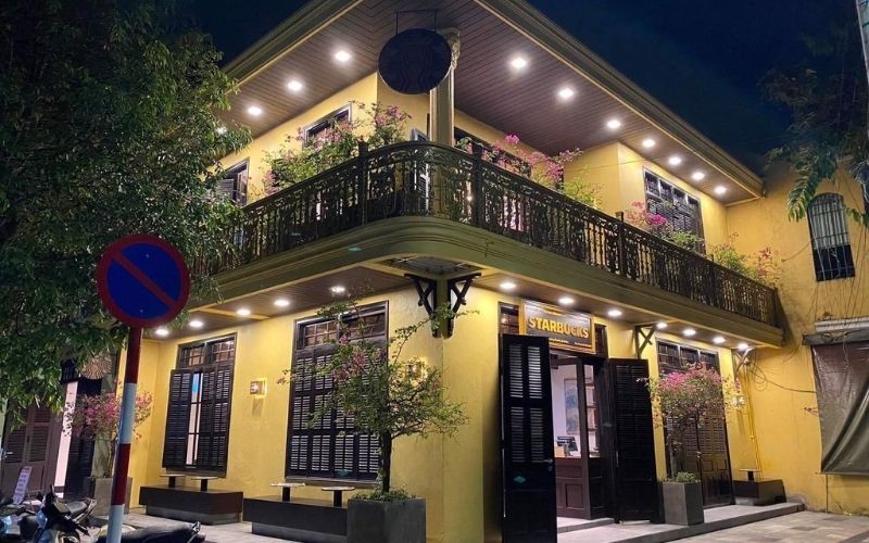 thiết kế quán cà phê phong cách Hội An