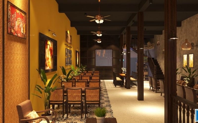 Bố cục không gian phù hợp nhà phố cổ