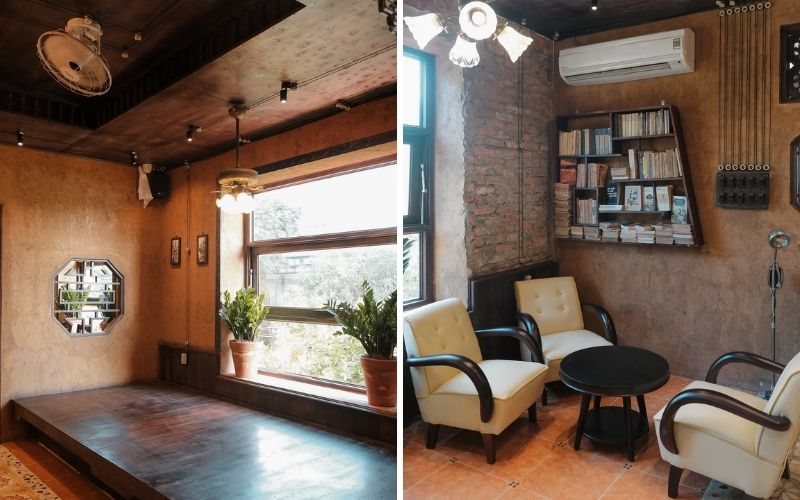 vật liệu trong thiết kế quán cà phê