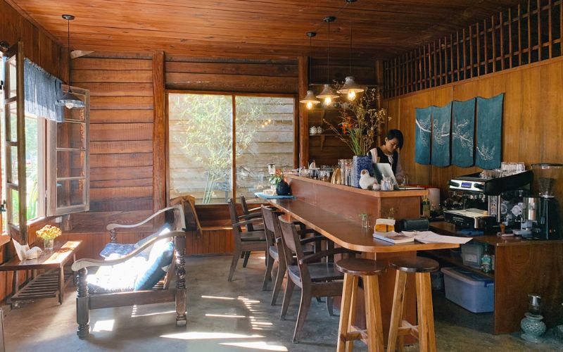 Thiết kế quầy bar quán cà phê