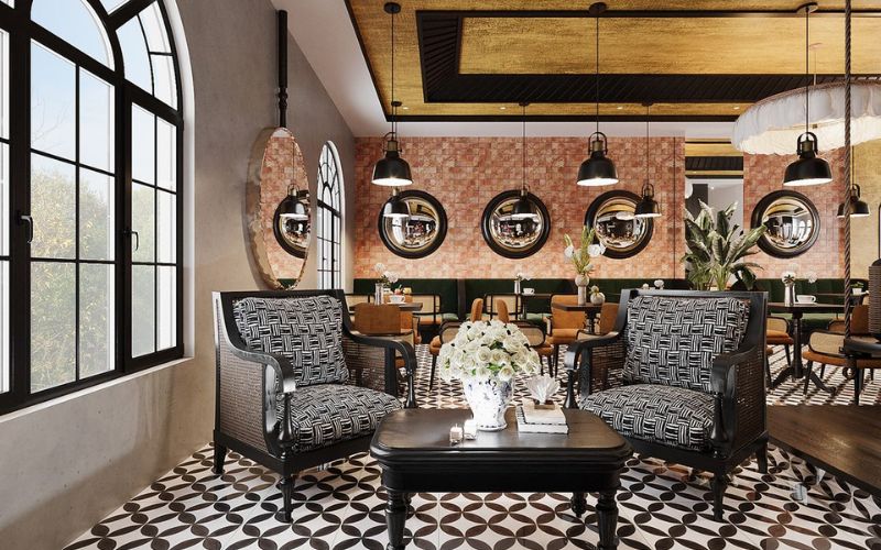 thiết kế quán cafe đẹp