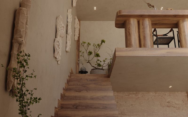 gác lửng quán cà phê