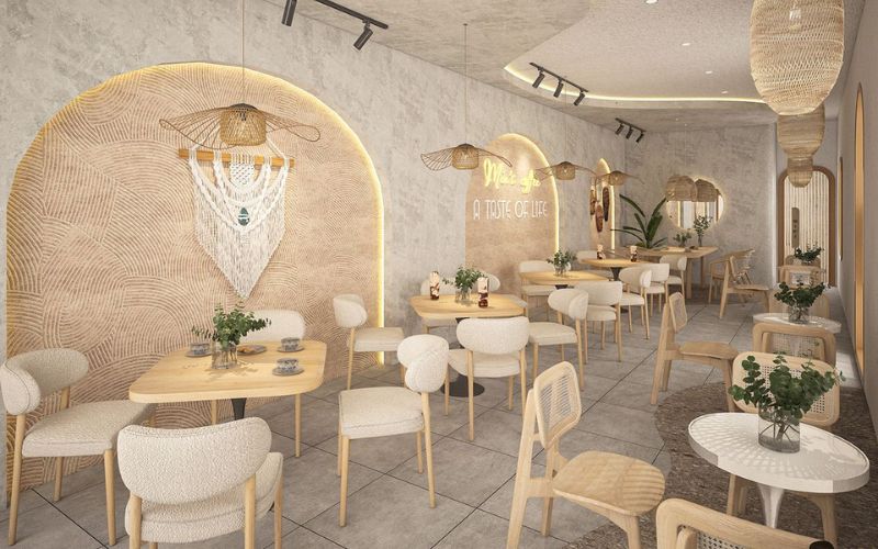 Thiết kế ánh sáng sai tinh thần Địa Trung Hải