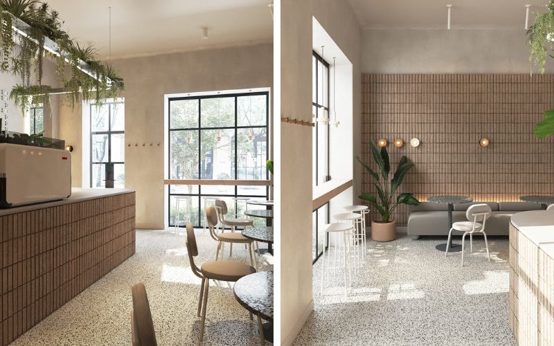 Màu sắc trung tính kết hợp điểm nhấn tinh tế