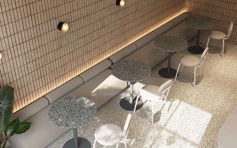 điểm nhấn được tiết chế vừa đủ