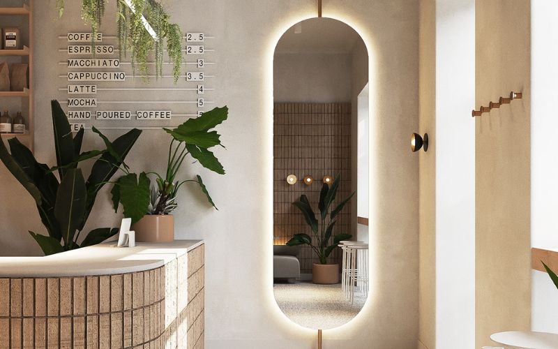 bố trí không gian là nền tảng của thiết kế quán cafe hiện đại