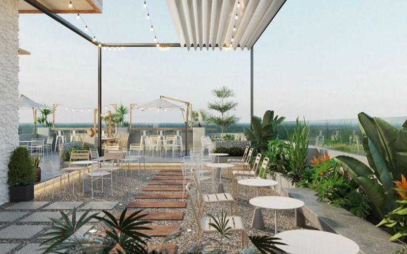 Giải pháp che mưa nhưng không đóng kín