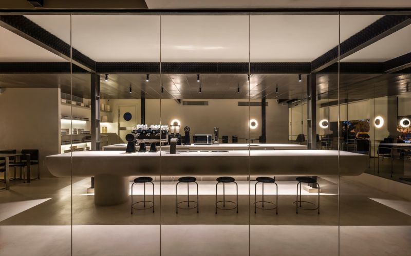 thiết kế quán cafe bền vững