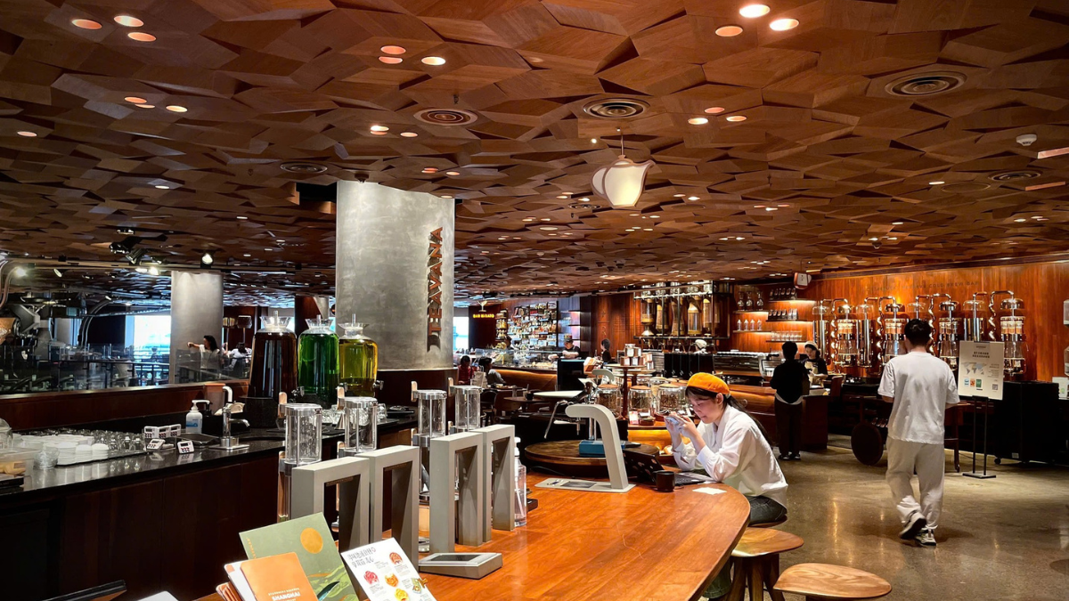Mẫu thiết kế quán cafe Starbucks tại Thượng Hải - Kinh doanh cà phê đẳng cấp