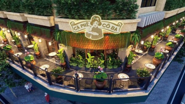 Cách bố trí quầy bar – chỗ ngồi – luồng phục vụ tối ưu nhất trong thiết kế quán cà phê Retro