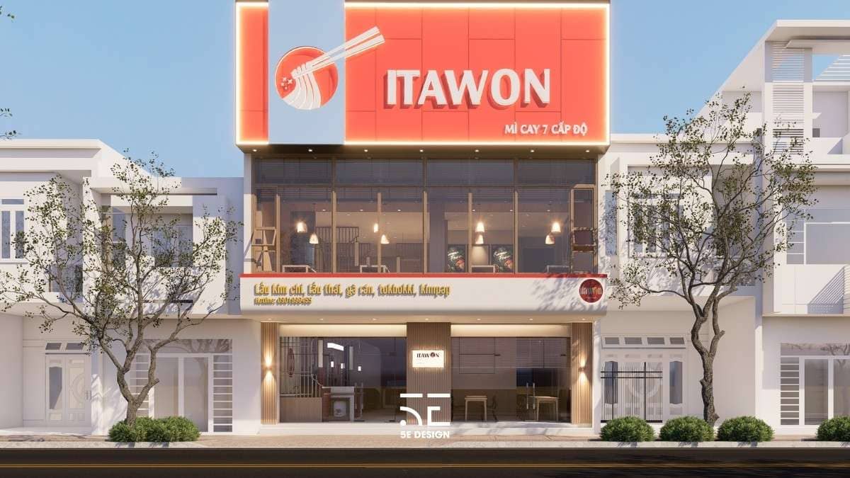 thiết kế nhà hàng itawon
