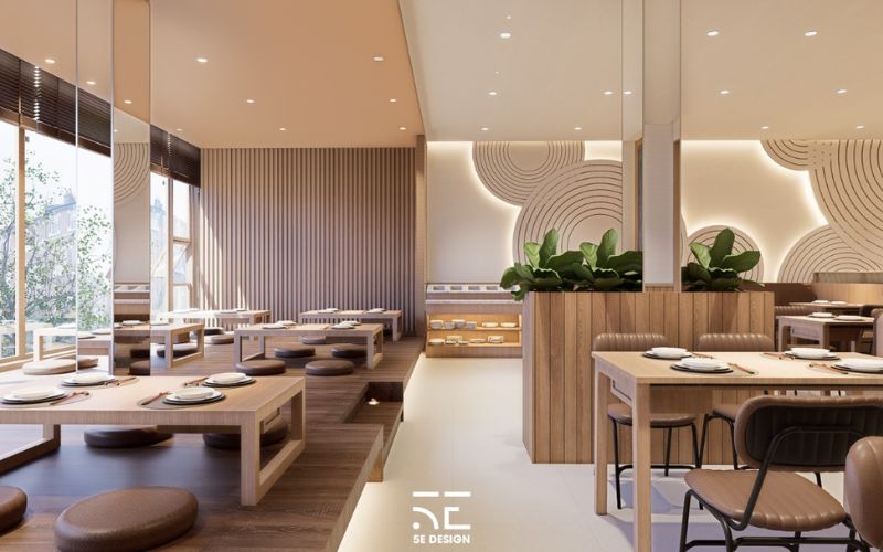 5E Design thiết kế nhà hàng itawon