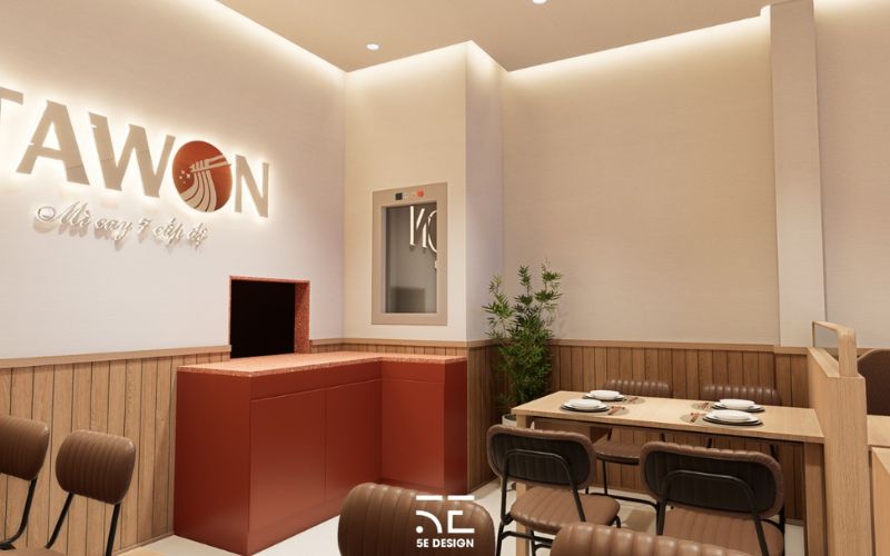 Không gian mang phong cách hiện đại kết hợp tinh thần Á Đông đương đại