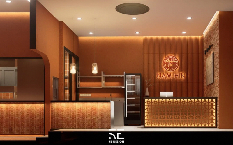 Khu vực lễ tân và quầy thu ngân