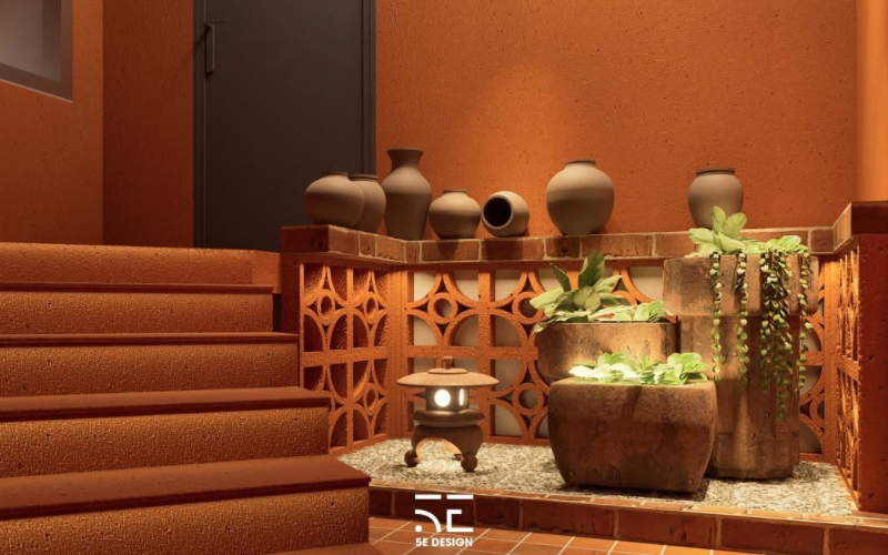 Tổng thể ý tưởng thiết kế nhà hàng Nam Hin