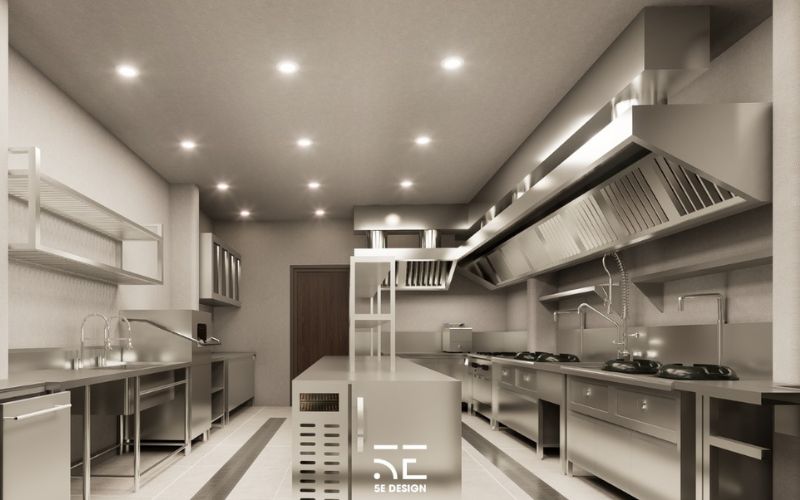 Thiết kế khu bếp và công năng vận hành