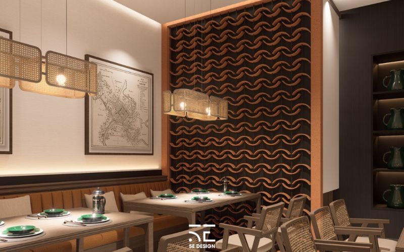 nội thất mang đậm bản chất bản địa