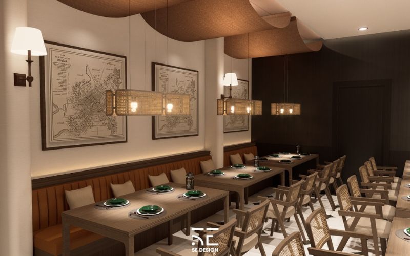 Bản sắc ẩm thực Việt cần được thể hiện qua thiết kế nội thất nhà hàng