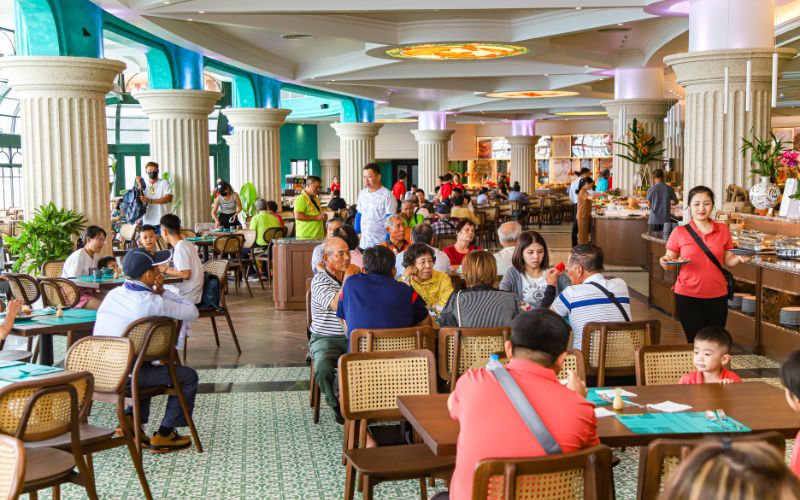 Nguyên nhân gây ùn tắc trong nhà hàng buffet