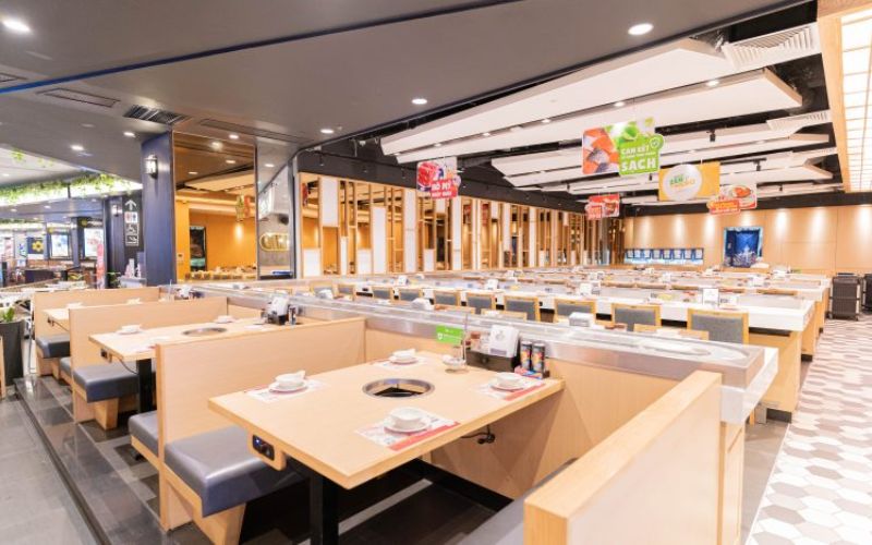 số ghế phải được xác định dựa trên diện tích thực tế và tiêu chuẩn không gian