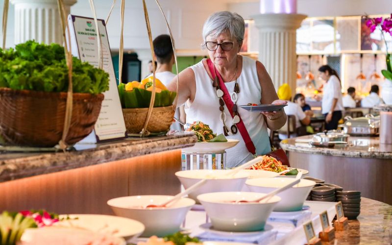 Tách biệt luồng khách và luồng nhân viên