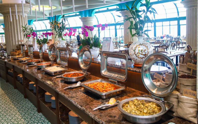 Phân tán quầy line theo nhóm món