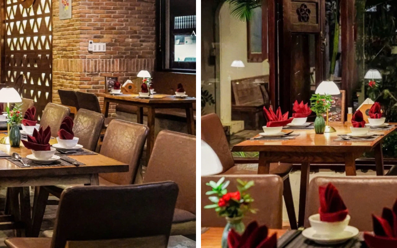 Định mức đầu tư khi thiết kế nhà hàng chay phong cách Indochine