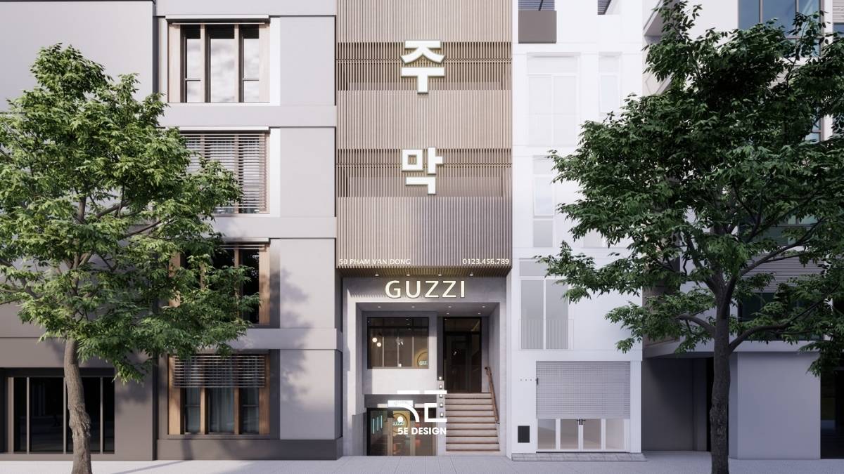 thiết kế nhà hàng hàn quốc