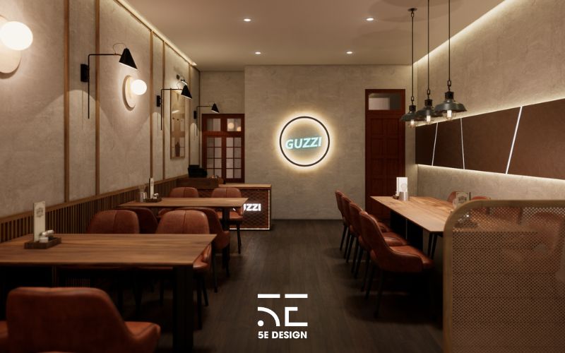 Màu sắc khi thiết kế nhà hàng GUZZI