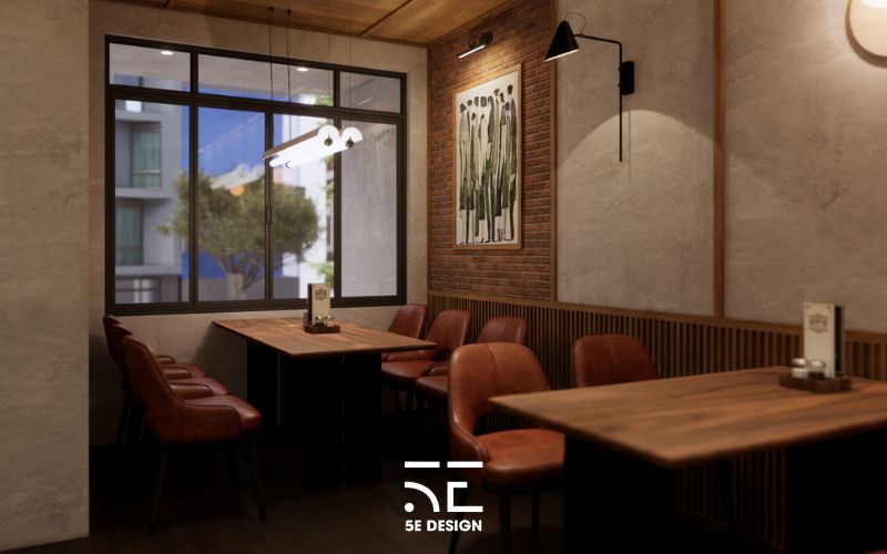 mặt bằng được tổ chức theo trục hành lang trung tâm