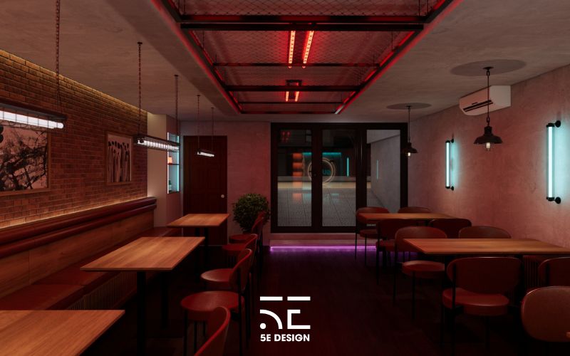 thiết kế nhà hàng hàn quốc đẹp