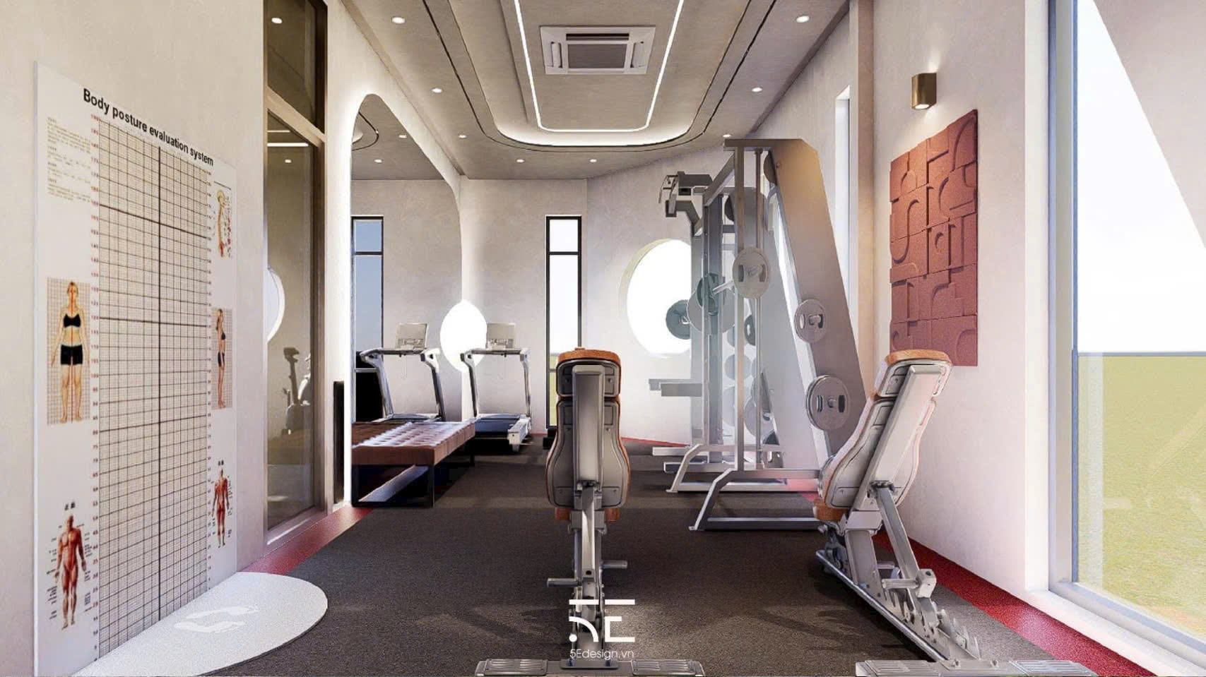 thiết bị khung lớn và khu tập nặng