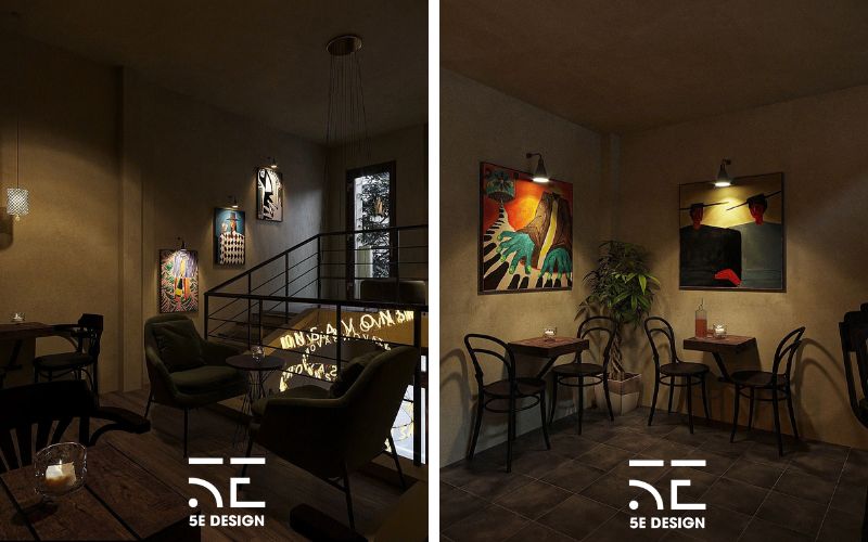 Bố trí không gian 2 tầng