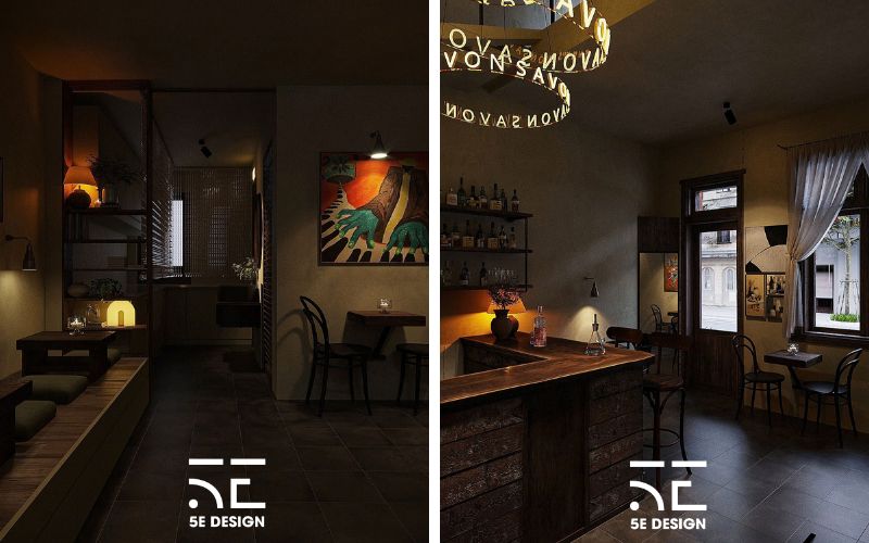 Thiết kế quầy bar - Trái tim của không gian
