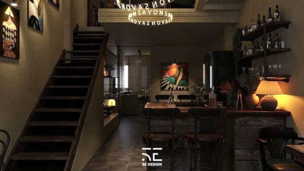 thiết kế quán bar