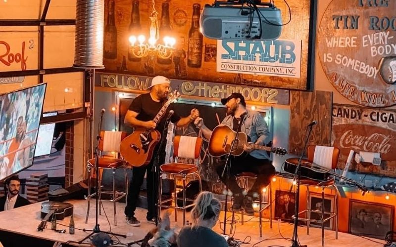 mô hình quán cà phê acoustic