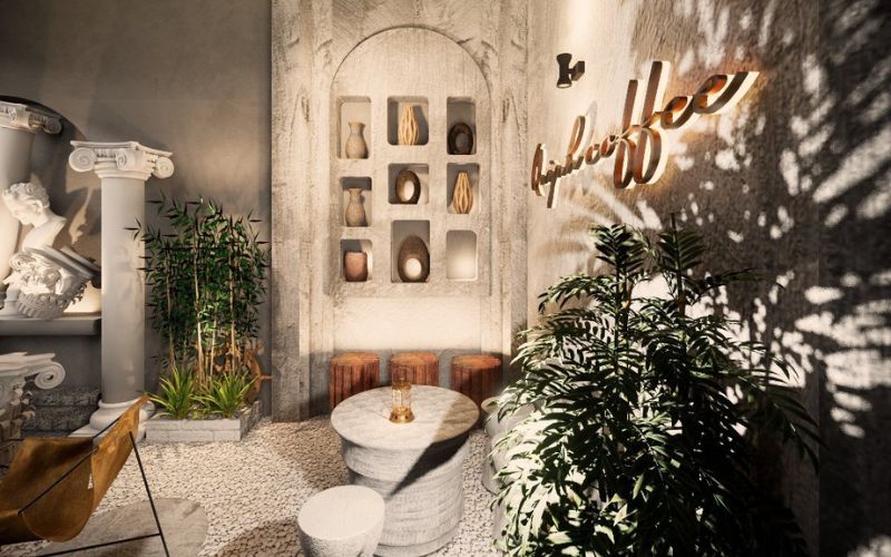 thiết kế quán cà phê