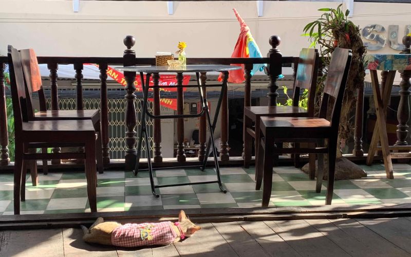 khu ngồi tạo cảm giác thoải mái và riêng tư hơn