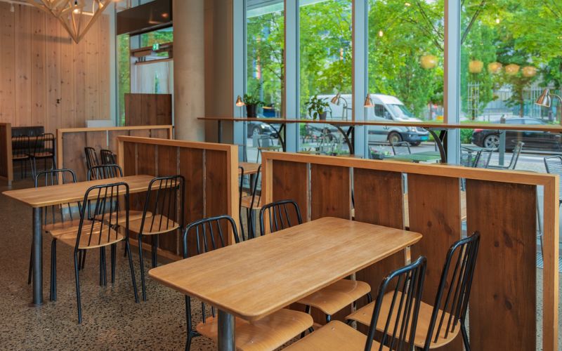 Dễ tổ chức mặt bằng