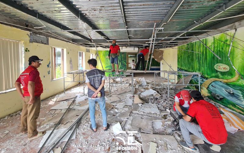 Thi công trọn gói quán cafe acoustic - Đúng thiết kế, đúng công năng