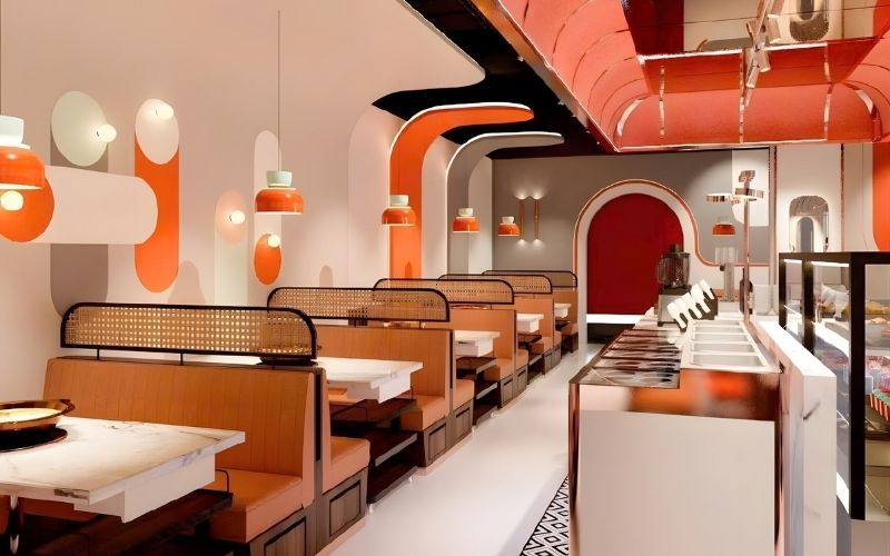 Khu vực bàn ăn đa dạng