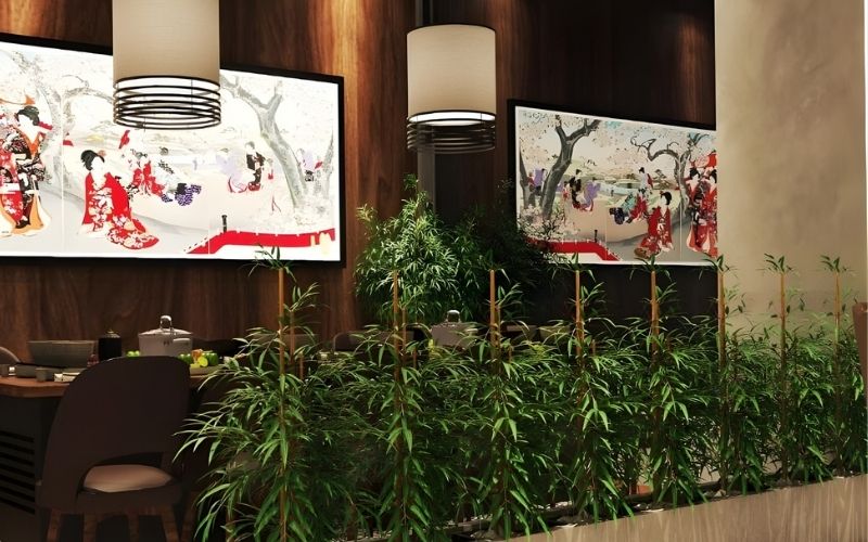 không gian trong thiết kế nhà hàng