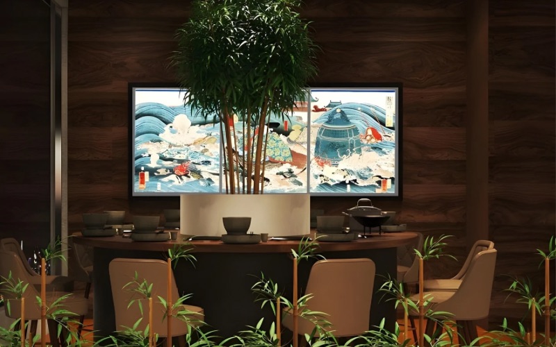 Thiết kế khu vực bàn ăn - Trái tim của nhà hàng BBQ